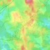 Mappa topografica Montaignac, altitudine, rilievo