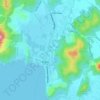 Mappa topografica Ilwas, altitudine, rilievo