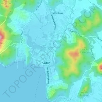 Mappa topografica Ilwas, altitudine, rilievo