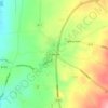 Mappa topografica Glenavy, altitudine, rilievo