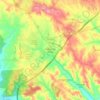 Mappa topografica Aveiras de Cima, altitudine, rilievo