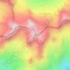 Mappa topografica Hintere Jamspitze, altitudine, rilievo