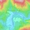 Mappa topografica Big Bend, altitudine, rilievo