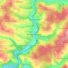 Mappa topografica Bettgenhausen, altitudine, rilievo