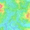 Mappa topografica Carrefour Obili, altitudine, rilievo