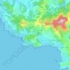 Mappa topografica Pozzuolo, altitudine, rilievo