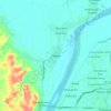 Mappa topografica Solana, altitudine, rilievo
