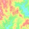Mappa topografica Almogía, altitudine, rilievo
