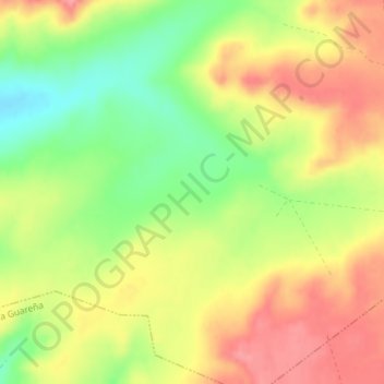 Mappa topografica Toro, altitudine, rilievo