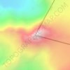 Mappa topografica Devils Thumb, altitudine, rilievo