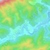 Mappa topografica La Caminade, altitudine, rilievo