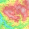 Mappa topografica Grünhain, altitudine, rilievo