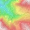 Mappa topografica Marangoni, altitudine, rilievo