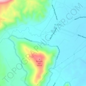 Mappa topografica Purok 3, altitudine, rilievo