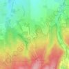 Mappa topografica Bentley Copse, altitudine, rilievo