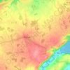 Mappa topografica Les Rues, altitudine, rilievo