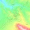 Mappa topografica Villanueva de Algaidas, altitudine, rilievo