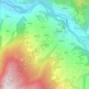 Mappa topografica Mal Bajwar, altitudine, rilievo