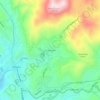 Mappa topografica Quail Hollow, altitudine, rilievo