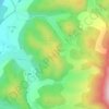 Mappa topografica Les Boisses, altitudine, rilievo