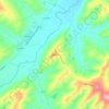 Mappa topografica Vaccarile, altitudine, rilievo