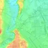 Mappa topografica Beroux, altitudine, rilievo