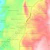Mappa topografica Westland, altitudine, rilievo