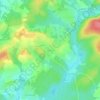 Mappa topografica Athesans, altitudine, rilievo