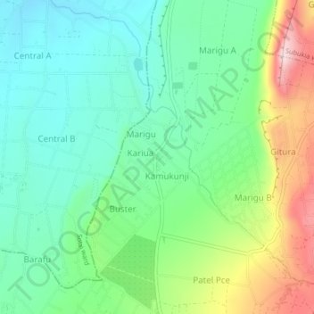 Mappa topografica Solai, altitudine, rilievo