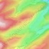 Mappa topografica La Molède, altitudine, rilievo
