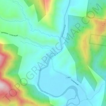 Mappa topografica Licola, altitudine, rilievo
