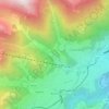 Mappa topografica En Davos, altitudine, rilievo