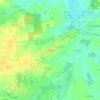 Mappa topografica Panonnière, altitudine, rilievo