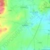 Mappa topografica Zaußwitz, altitudine, rilievo