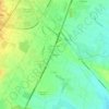 Mappa topografica La Motte, altitudine, rilievo