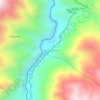 Mappa topografica Huascabamba, altitudine, rilievo