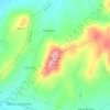 Mappa topografica Serra de El Rei, altitudine, rilievo