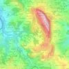 Mappa topografica Casetta, altitudine, rilievo