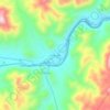 Mappa topografica Texas Creek, altitudine, rilievo