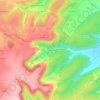 Mappa topografica Chavignol, altitudine, rilievo