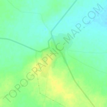 Mappa topografica Roon, altitudine, rilievo