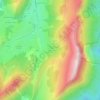 Mappa topografica Uclaire, altitudine, rilievo