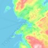 Mappa topografica Hammerfest, altitudine, rilievo