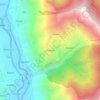 Mappa topografica Khanyara, altitudine, rilievo