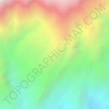 Mappa topografica El Retiro, altitudine, rilievo