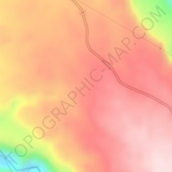 Mappa topografica El Diviso, altitudine, rilievo