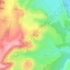 Mappa topografica La Coudraye, altitudine, rilievo