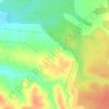 Mappa topografica La Tosca, altitudine, rilievo