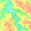 Mappa topografica La Déderie, altitudine, rilievo