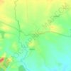 Mappa topografica Boradi, altitudine, rilievo